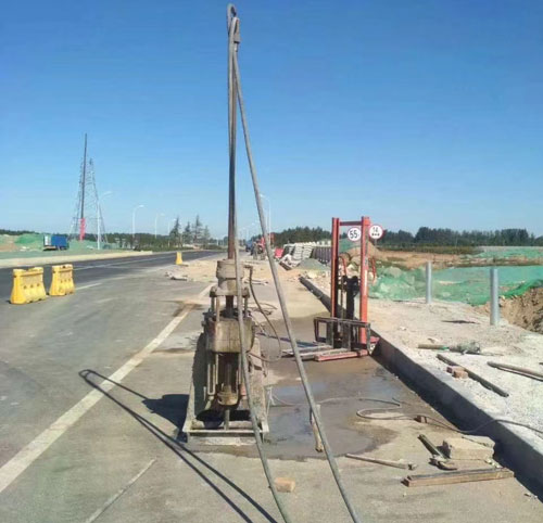 东平公路高聚物注浆加固